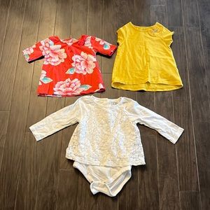 Baby Girl Tops Bundle (Size 12M)